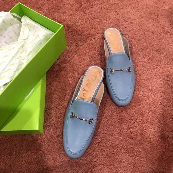 Sam Edelman loafer beautiful blue color all leather - Picture 10 of 16